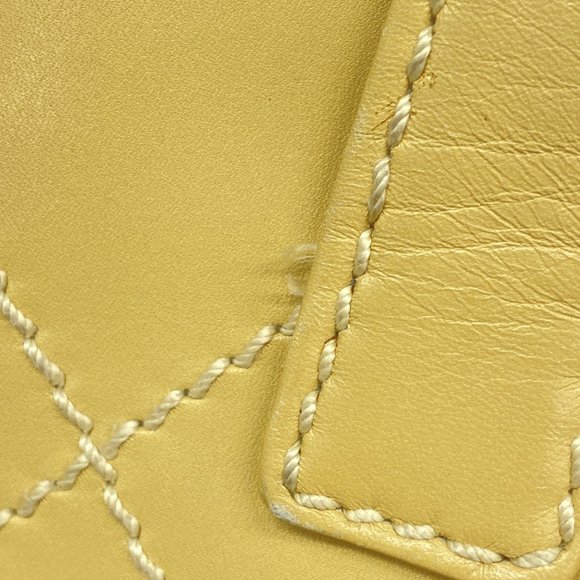 CHANEL Lambskin Beige Tote Bag Wild Stitch 23.5cm x 23cm - Picture 9 of 15